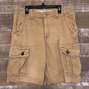 American Eagle Outfitters Khaki Cargo Shorts-size 30